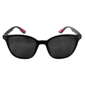 Mattschwarze polarisierte Blues-Brothers-Sonnenbrille