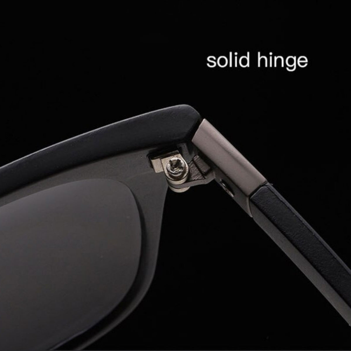 Matt-schwarze polarisierte Blues-Brothers Sonnenbrille