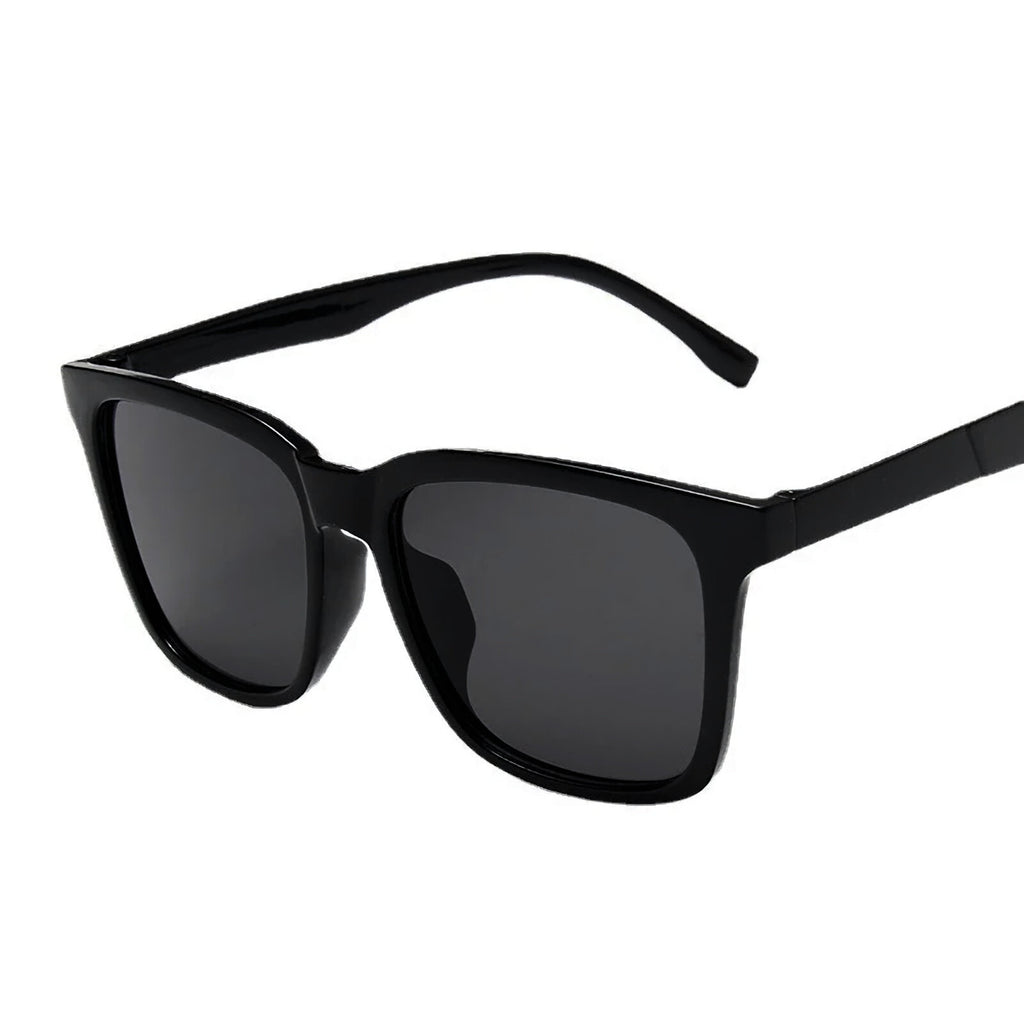 Schwarze Oversized Vintage Sonnenbrille