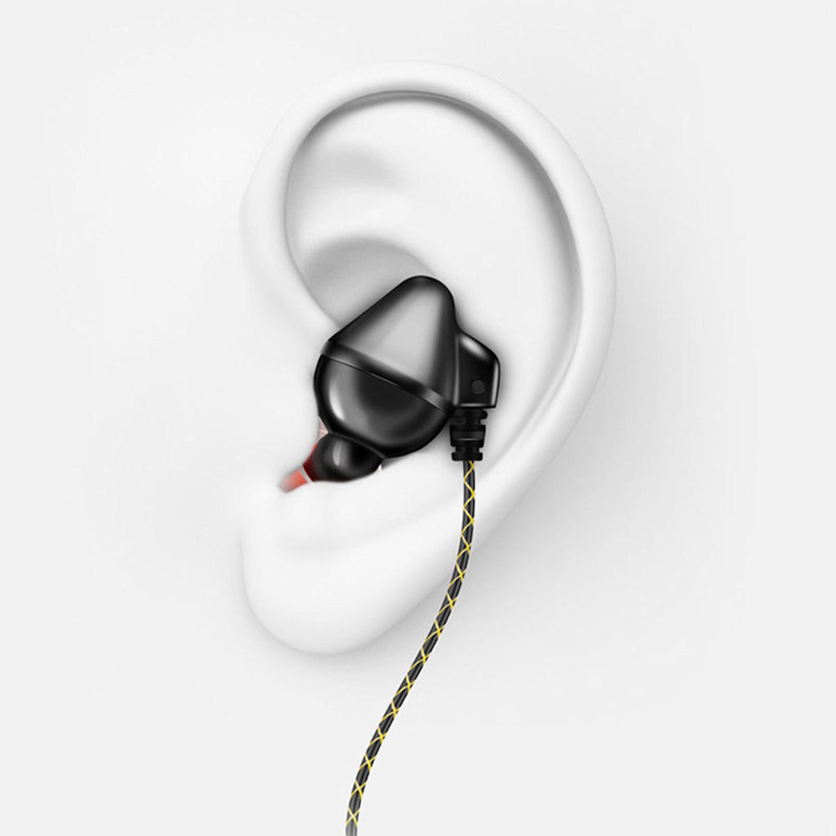 Schwarzes SZKOSTON S600 In-Ear-Headset