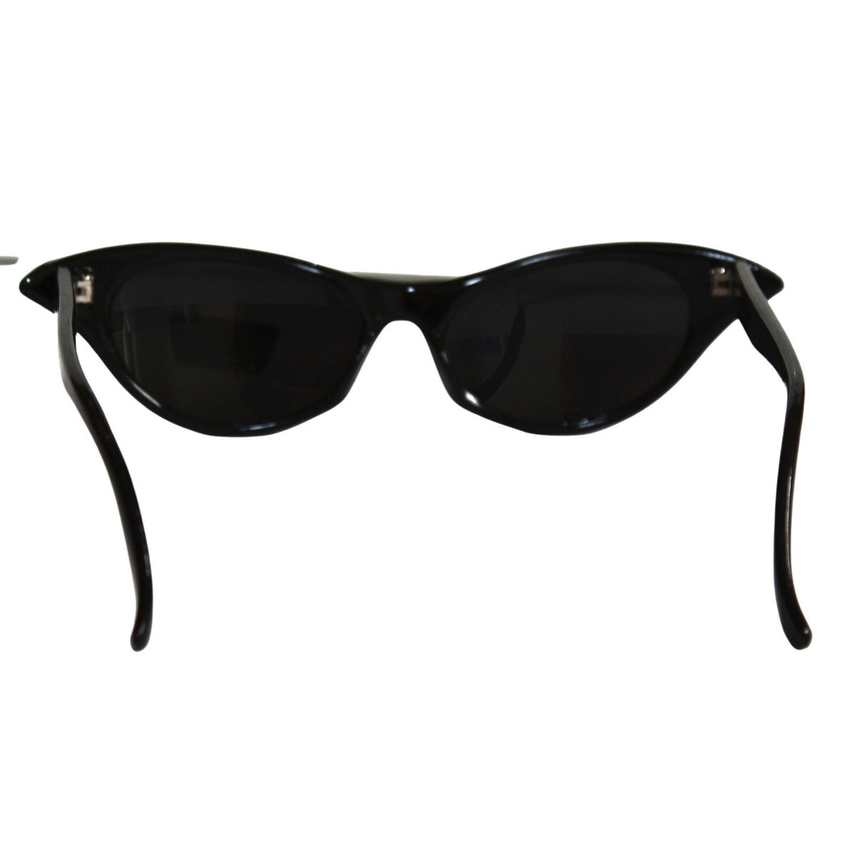 Schwarze Cat-Eye-Sonnenbrille