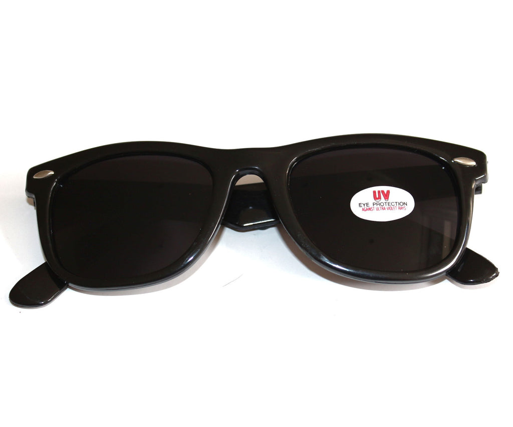 Schwarze Blues-Brothers Sonnenbrille extra-dunkel
