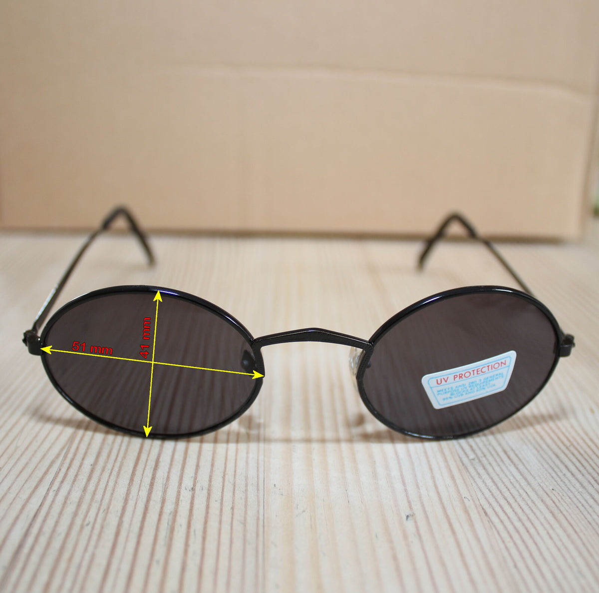 Runde schwarze Steampunk-Sonnenbrille verspiegelt