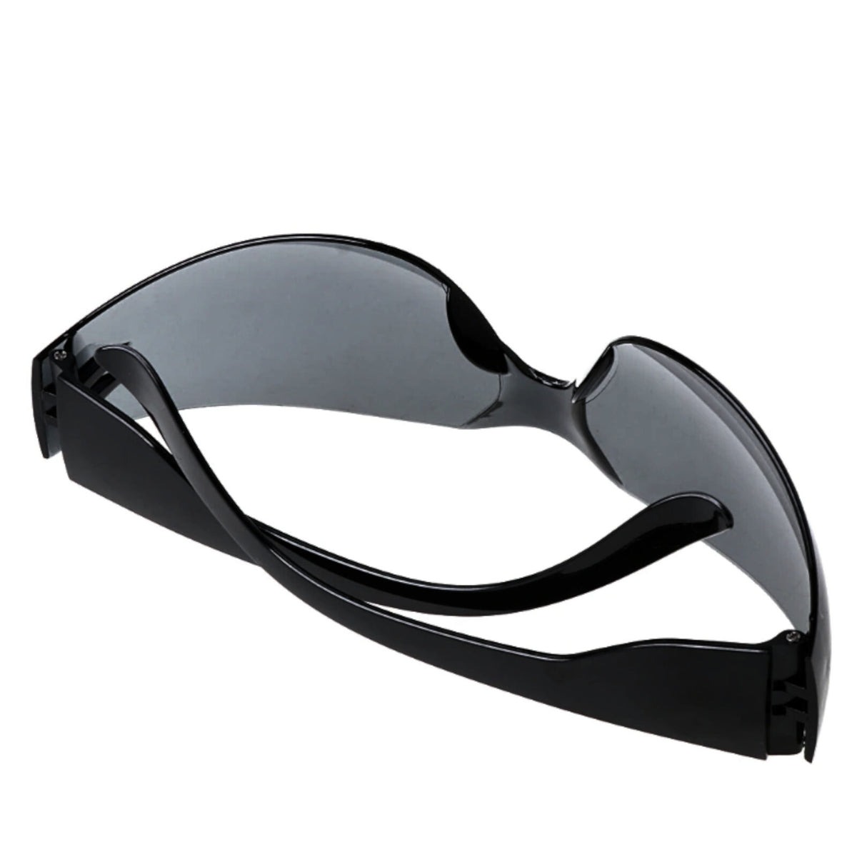 Schwarz-graue Sport-Sonnenbrille X7
