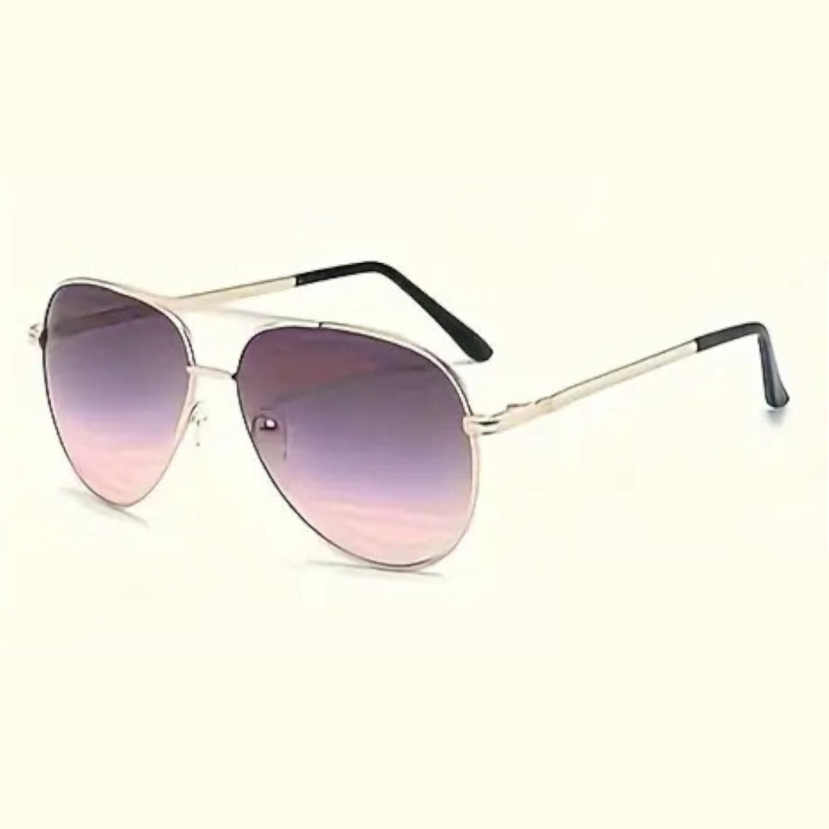 Schwarz-rot-goldene Piloten-Sonnenbrille