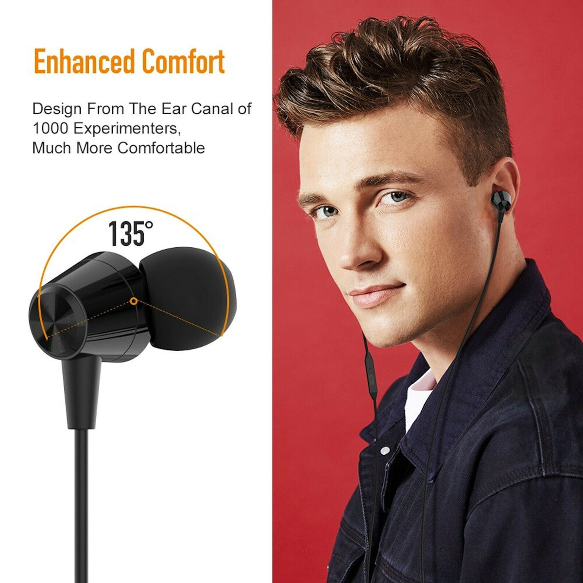 Super Bass In-Ear Kopfhörer Ohrhörer X4 Headset Earphone Headphone + PU-Tasche