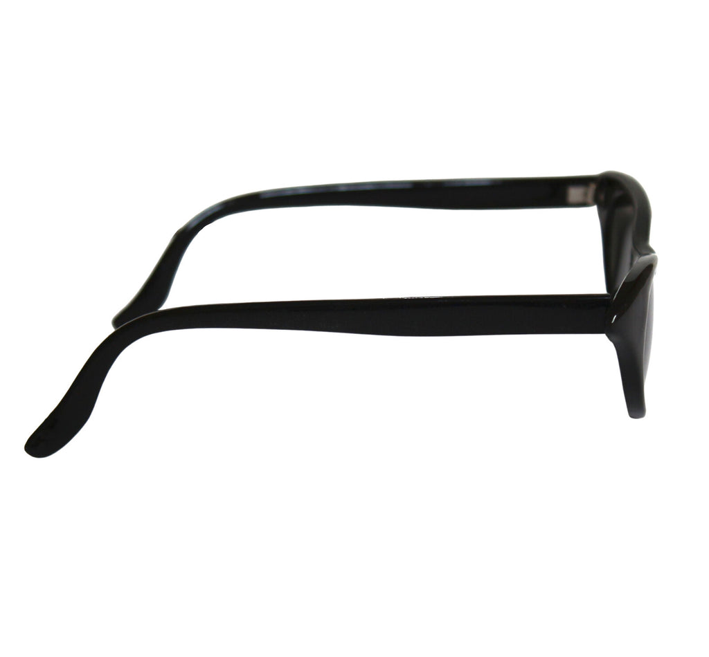 Schwarze Cat-Eye-Sonnenbrille