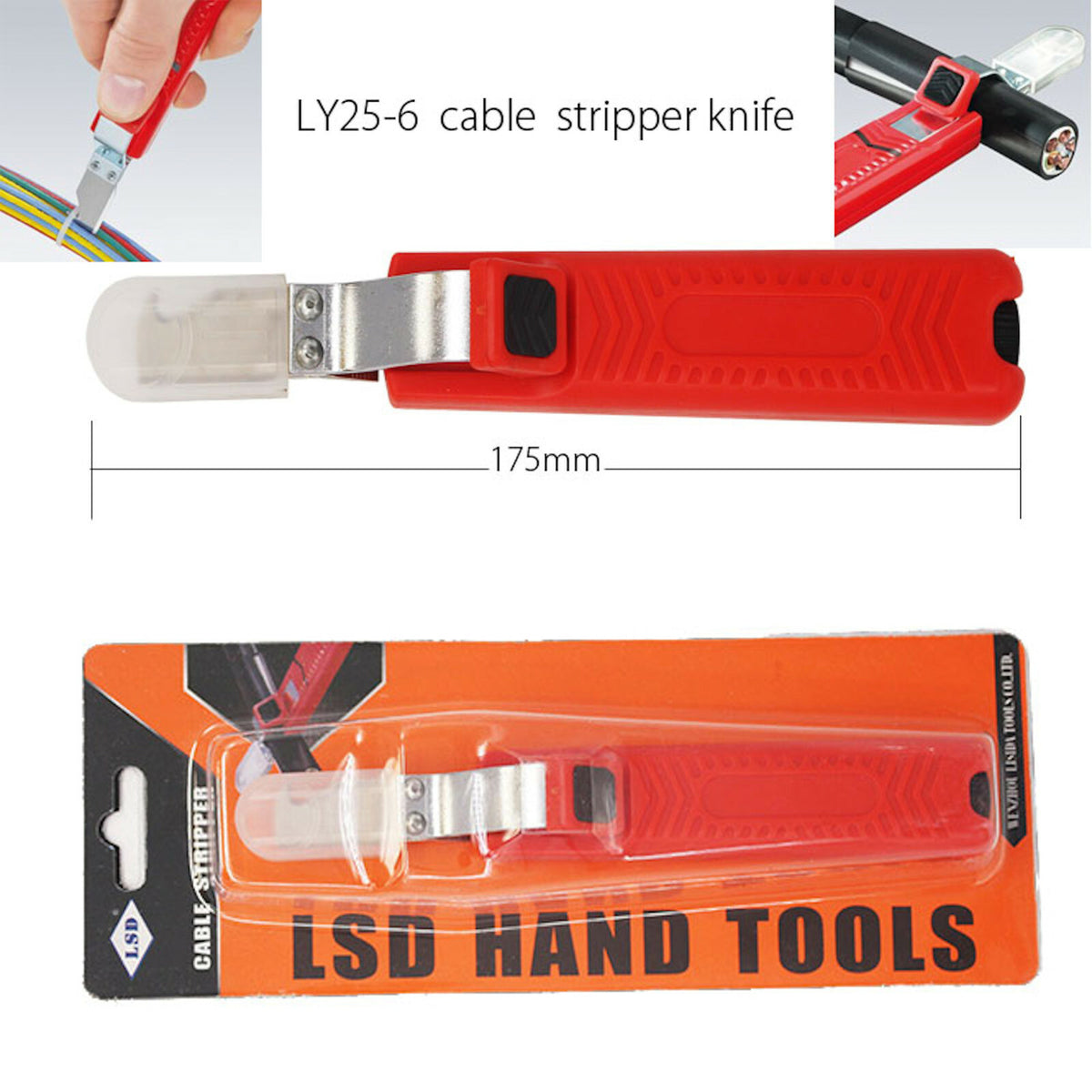 LSD Kabelmesser Nr. 28 H mit Hakenklinge