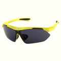 Gelbe polarisierte Sport-Sonnenbrille X4