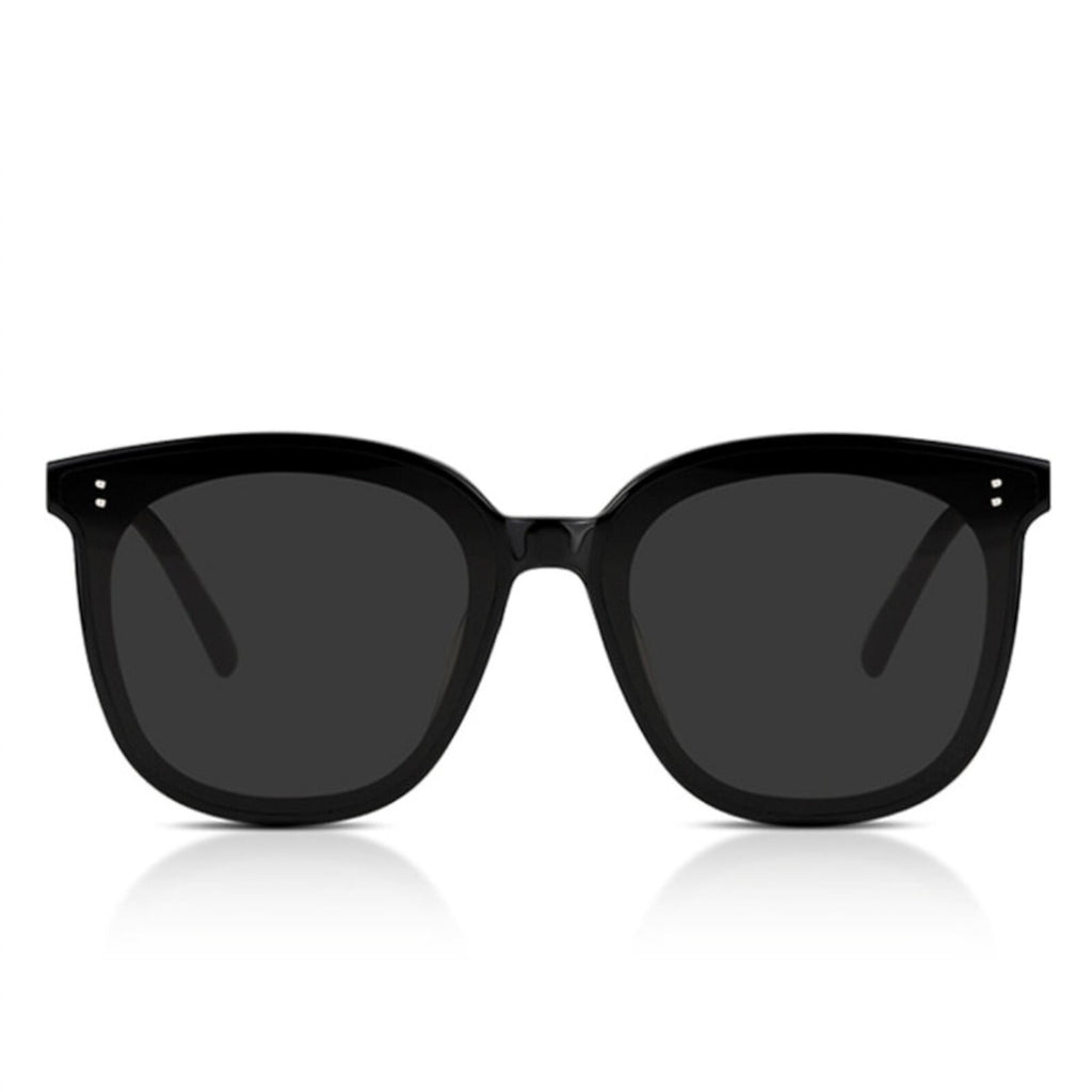 Schwarze Oversized Cat-Eye-Sonnenbrille