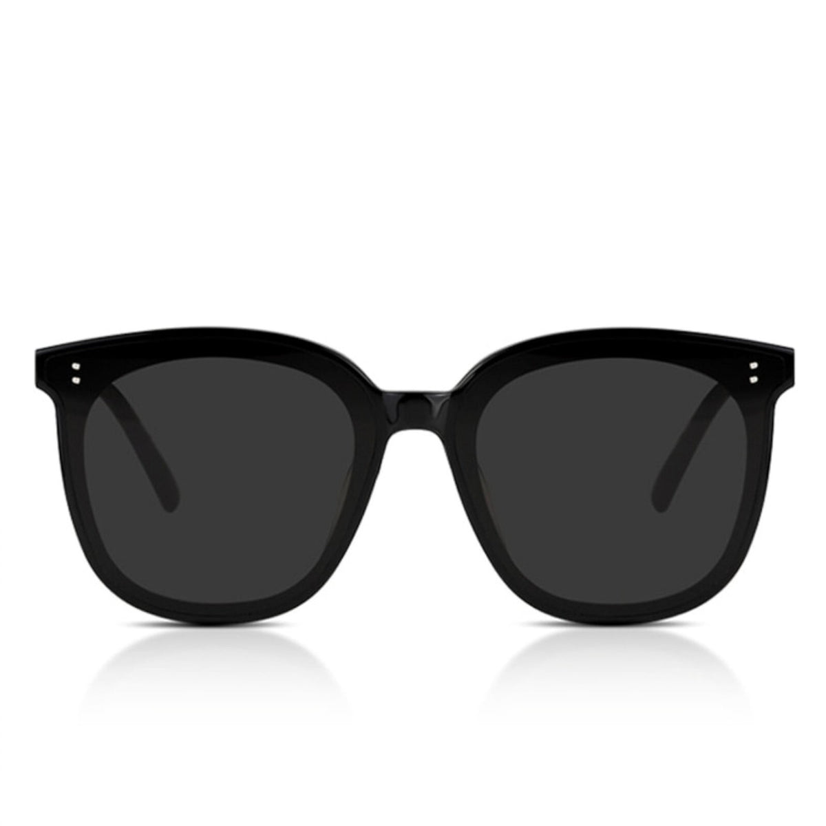 Schwarze Oversized Cat-Eye-Sonnenbrille