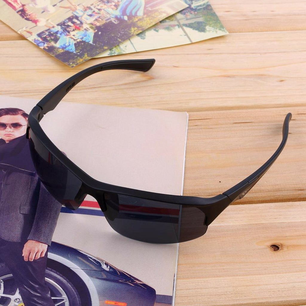 Mattschwarze randlose Matrix-Sonnenbrille