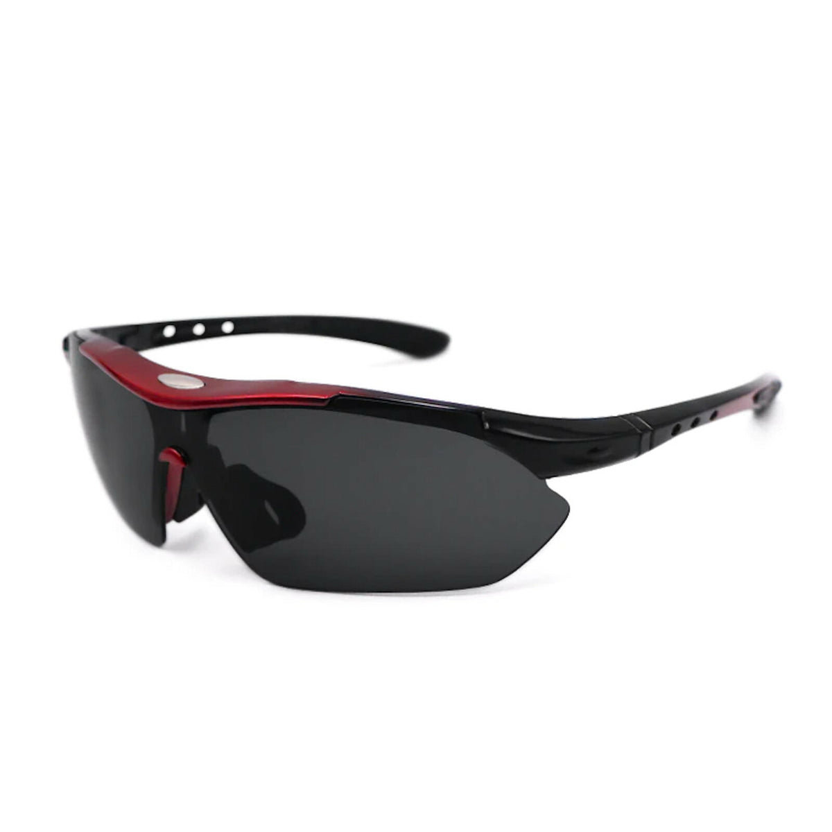 Schwarze polarisierte Sport-Sonnenbrille X4