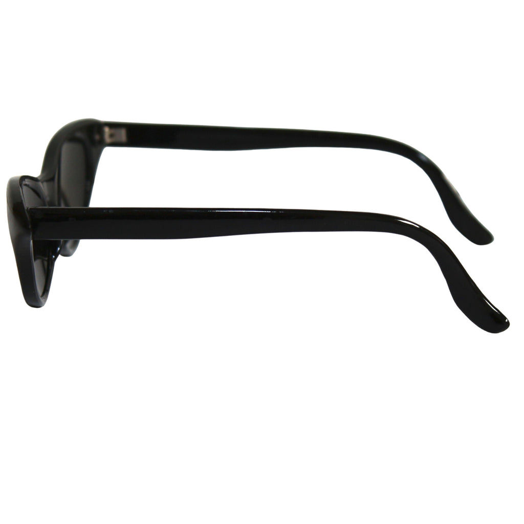 Schwarze Cat-Eye-Sonnenbrille