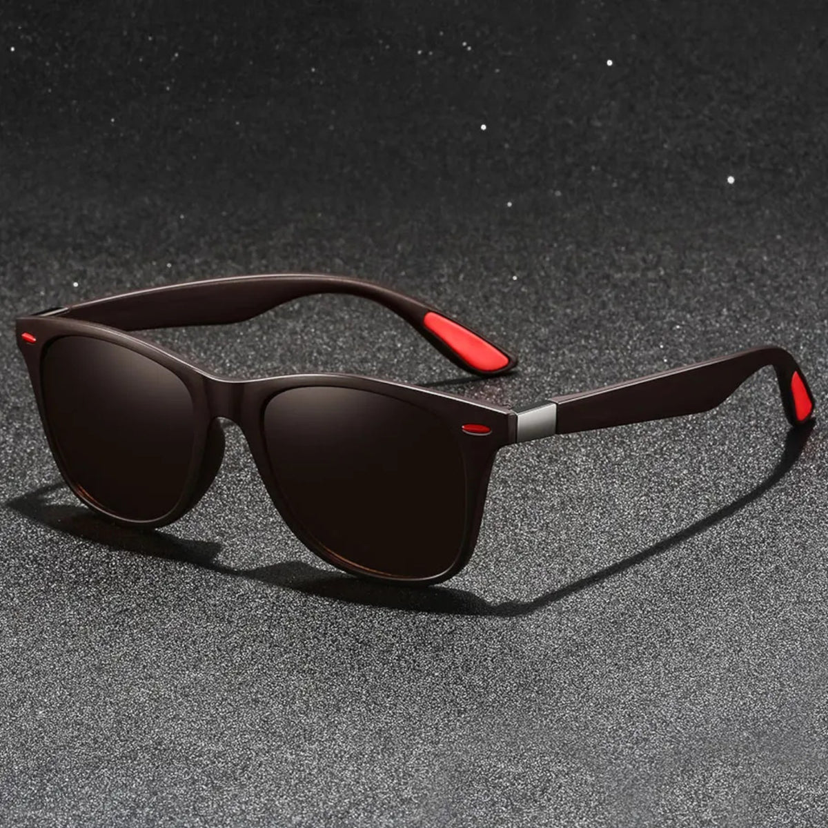 Matt-braune polarisierte Blues-Brothers Sonnenbrille