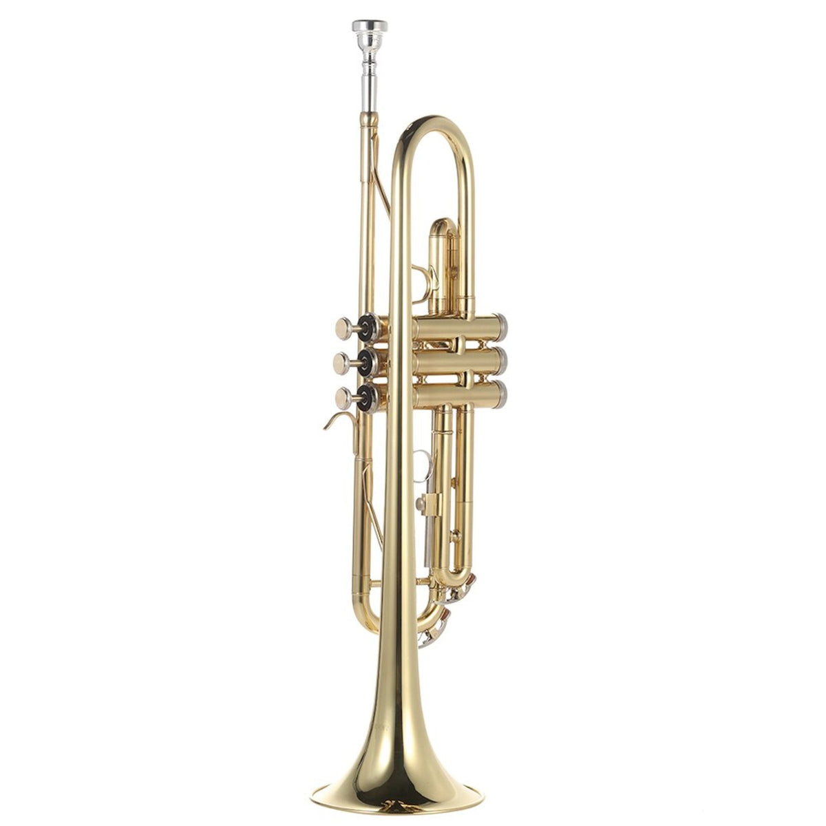 Bb-Trompete aus Messing mit Koffer