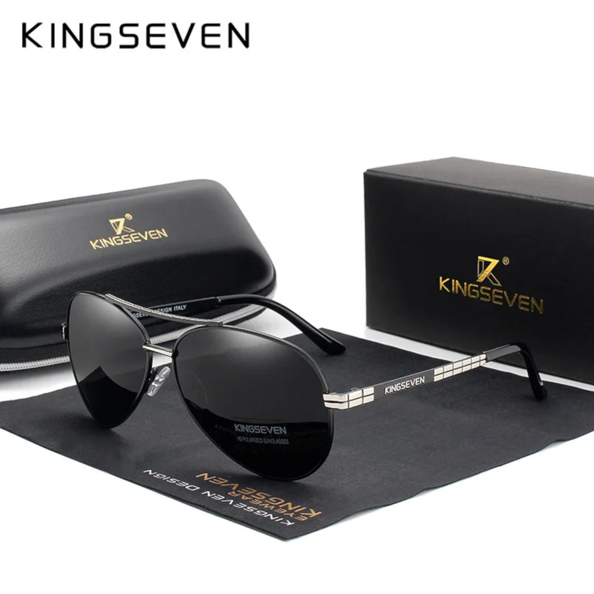 Kingseven N7840 polarisierte Piloten-Sonnenbrille