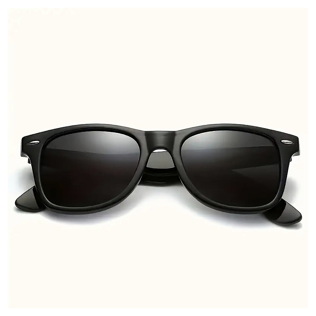 Schwarze Blues-Brothers Sonnenbrille extra-dunkel