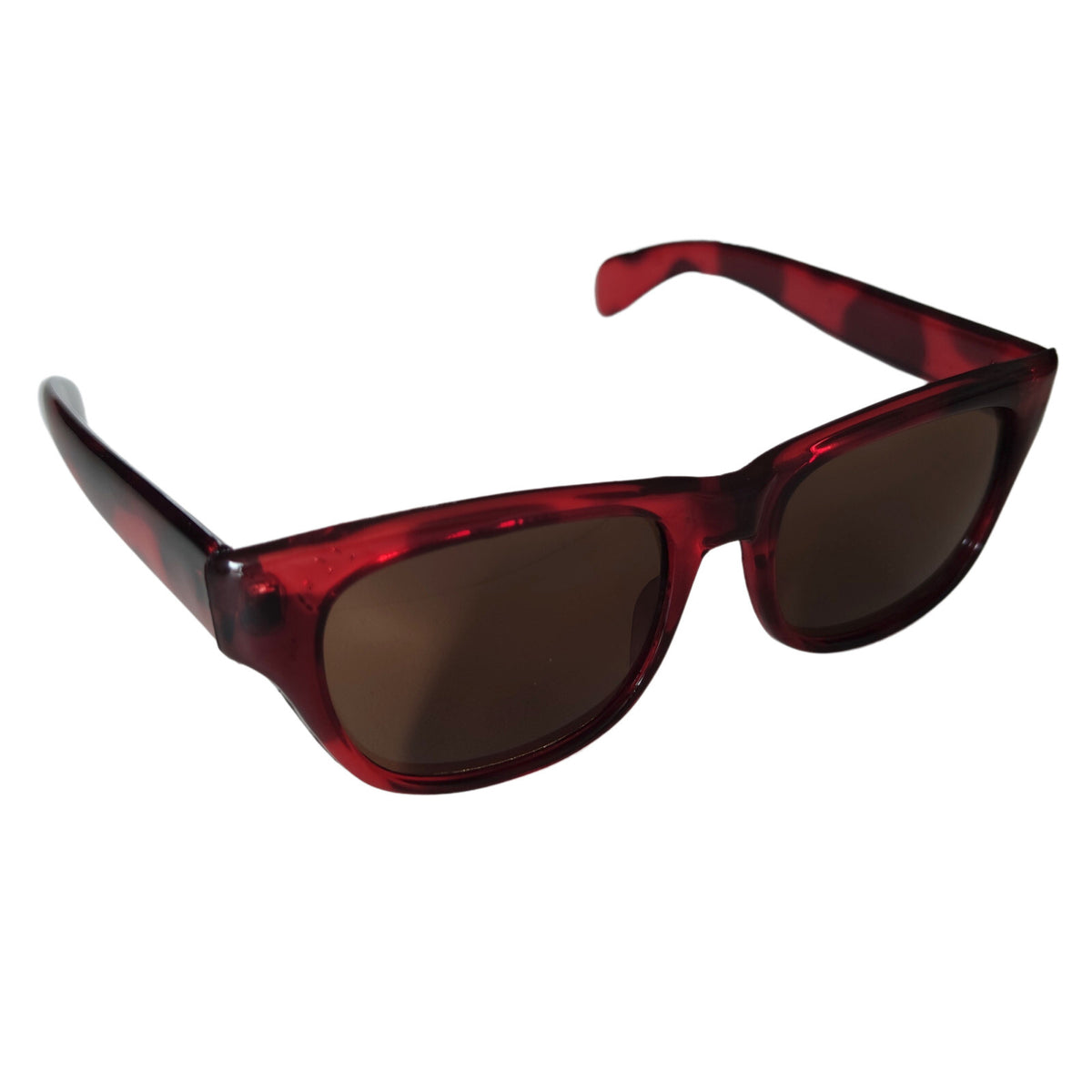 Braune Cat-Eye-Sonnenbrille im Tigerlook