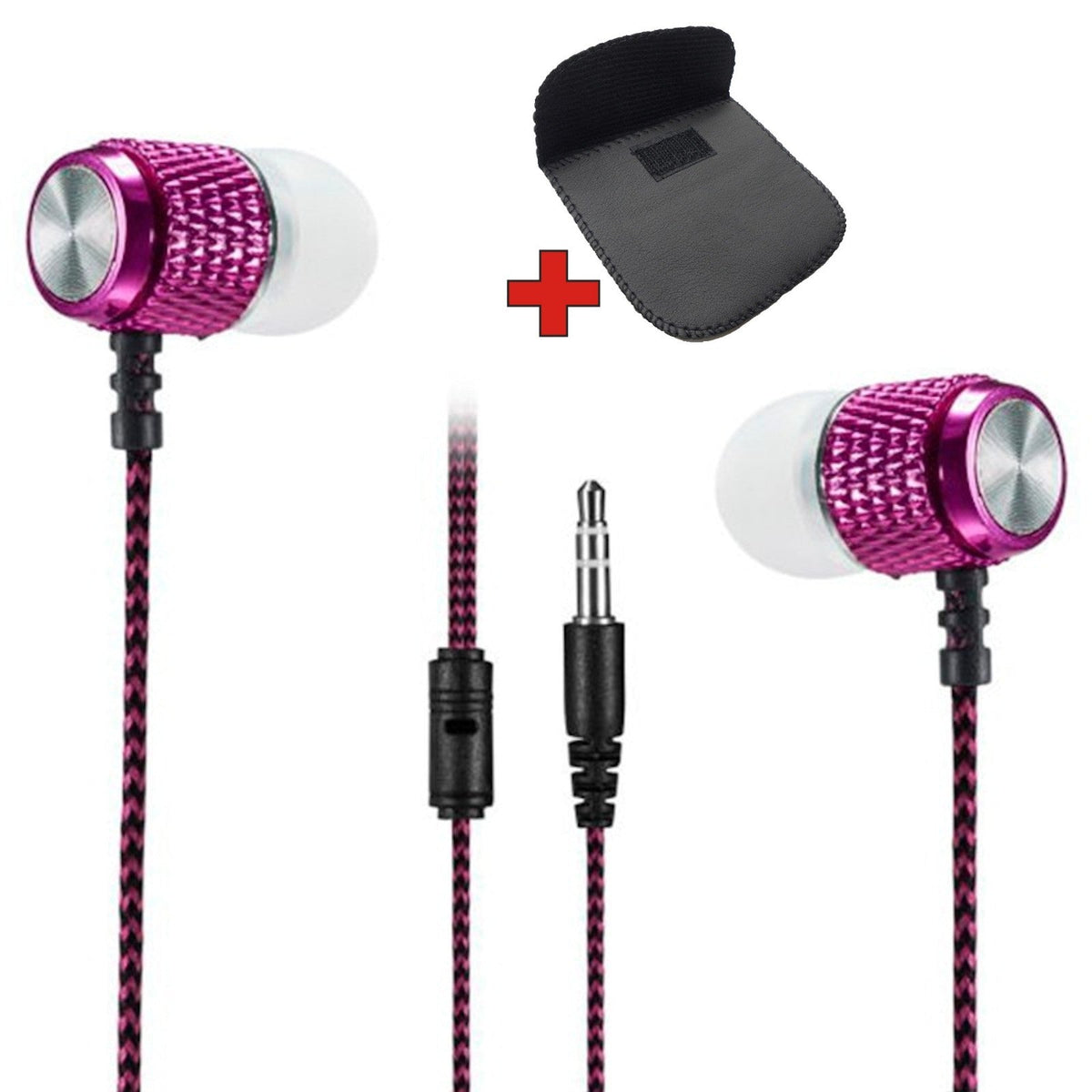 Super Bass Kopfhörer S25 In-Ear Ohrhörer Earphone Case