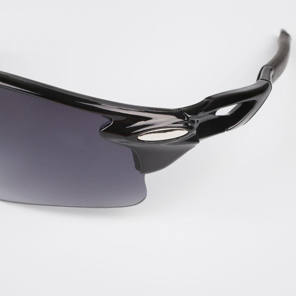 Schwarze polarisierte Sportbrille X1 für Rennrad und Triathlon