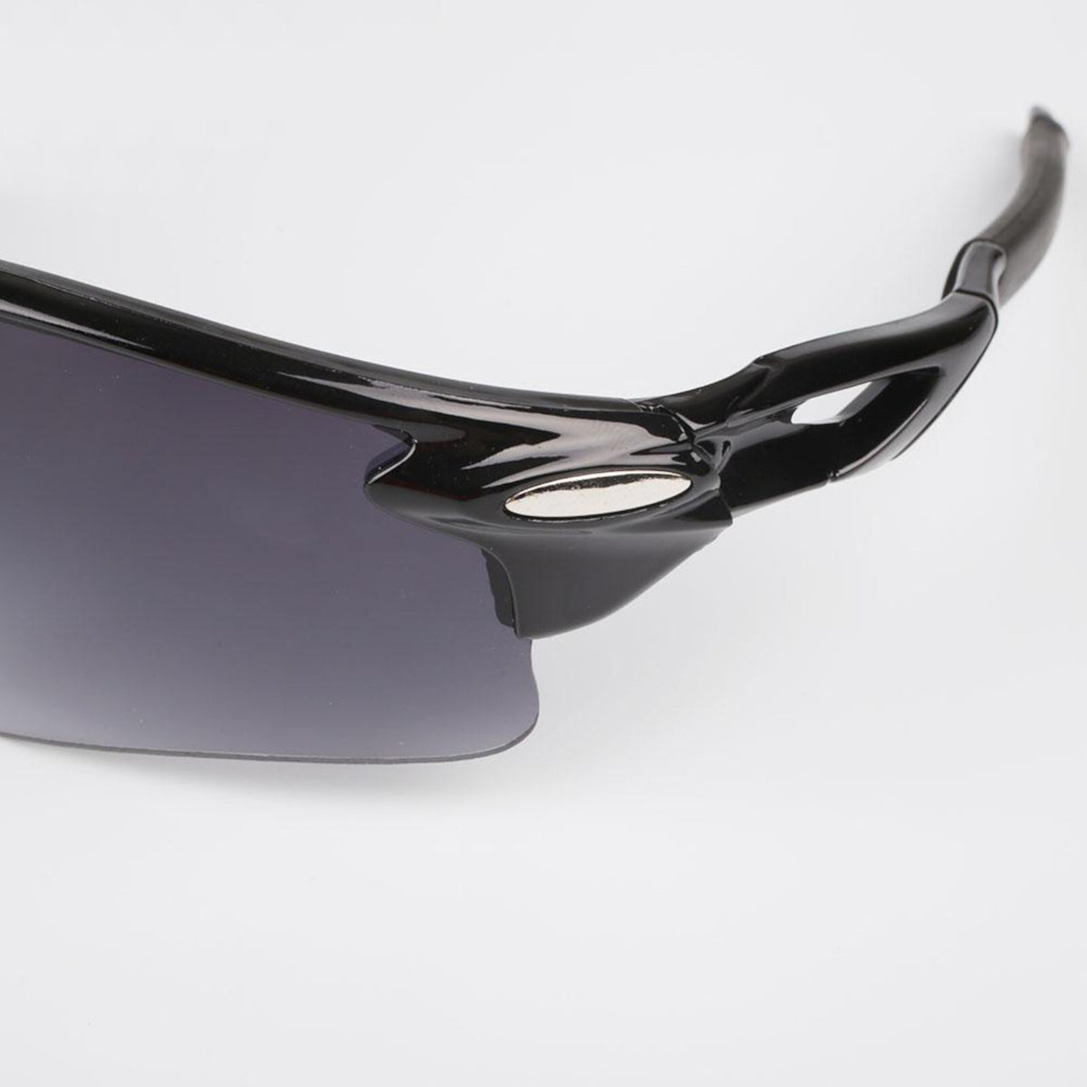 Schwarze polarisierte Sportbrille X1 für Rennrad und Triathlon