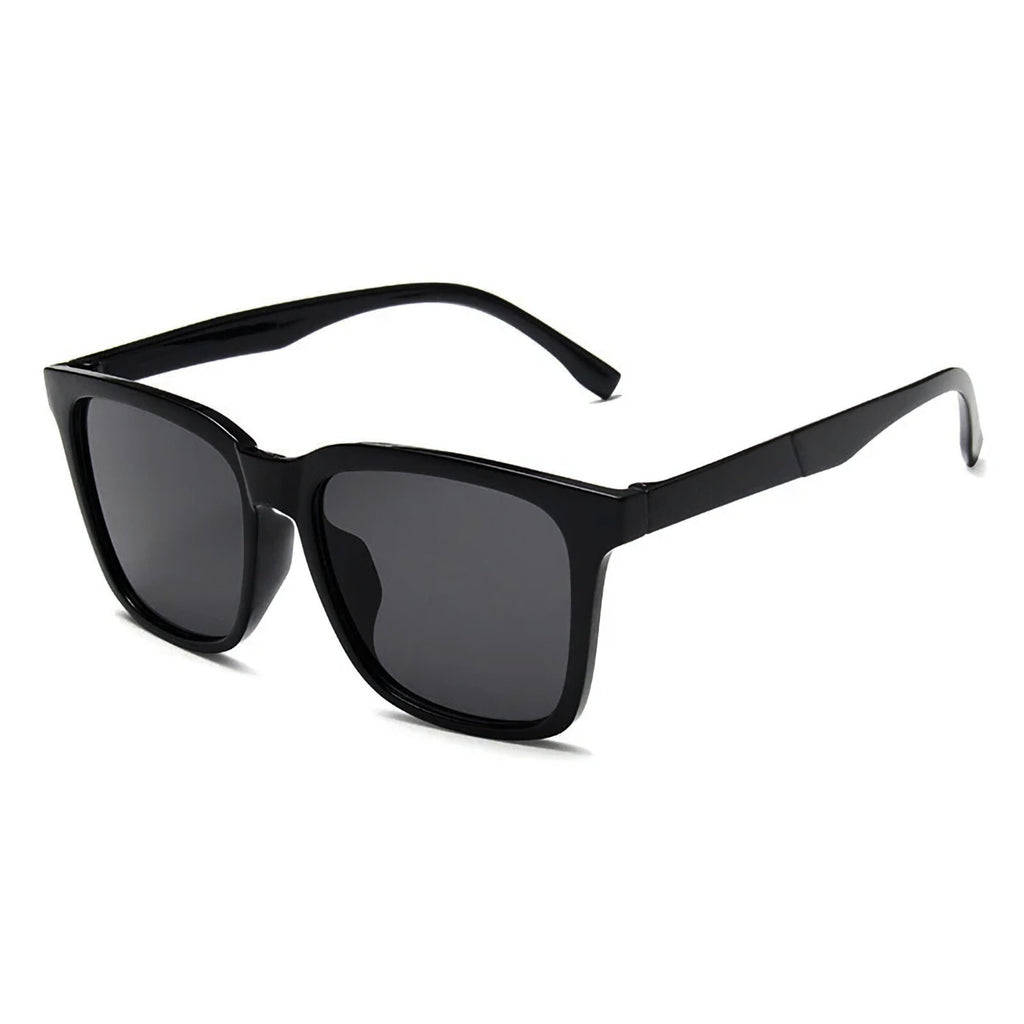 Schwarze Oversized Vintage Sonnenbrille