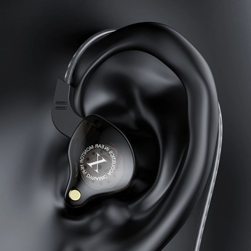 Rotes 3K X2 HD HiFi In-Ear-Headset mit Mikrofon