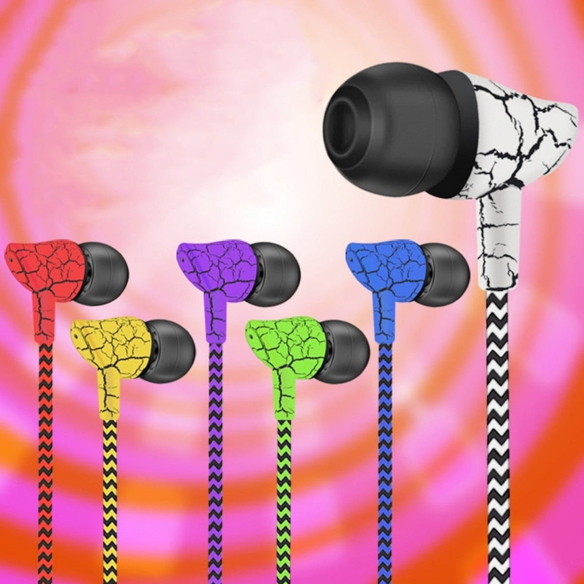 3K Cracked Style In-Ear-Headset
