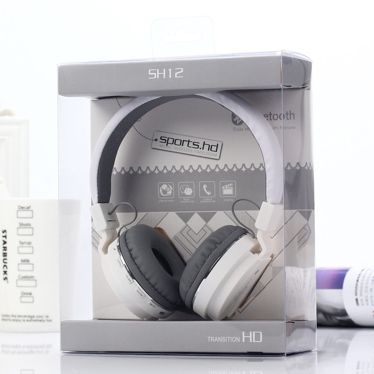 3K SH12 Bluetooth Kopfhörer mit TF-Kartenfach