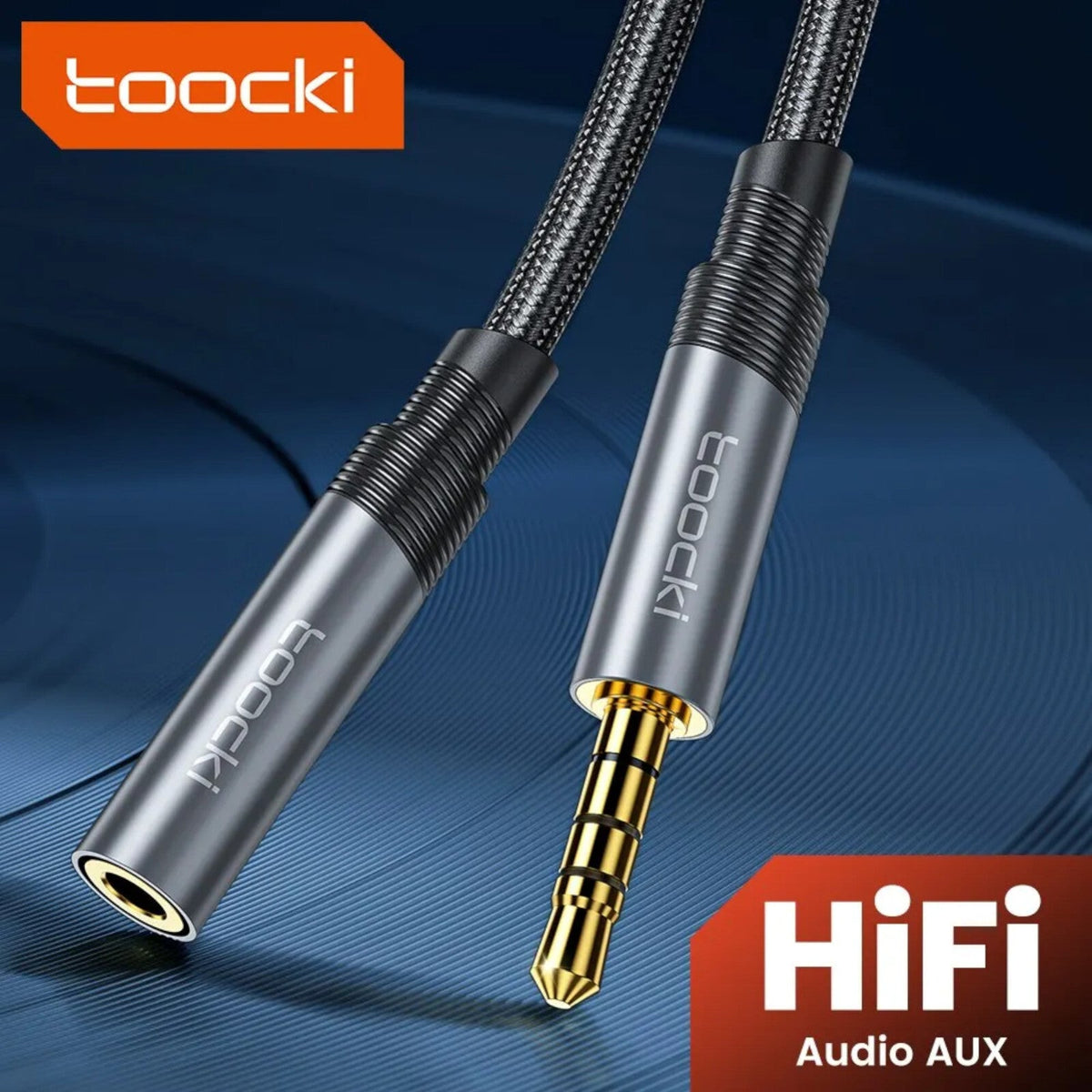 Toocki 3 m 4-polige Headset-Verlängerung