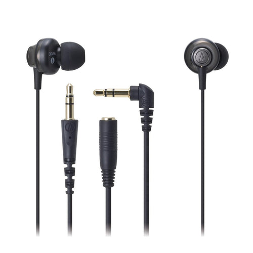 Schwarze Audio-Technica ATH-CKM55 In-Ear-Kopfhörer