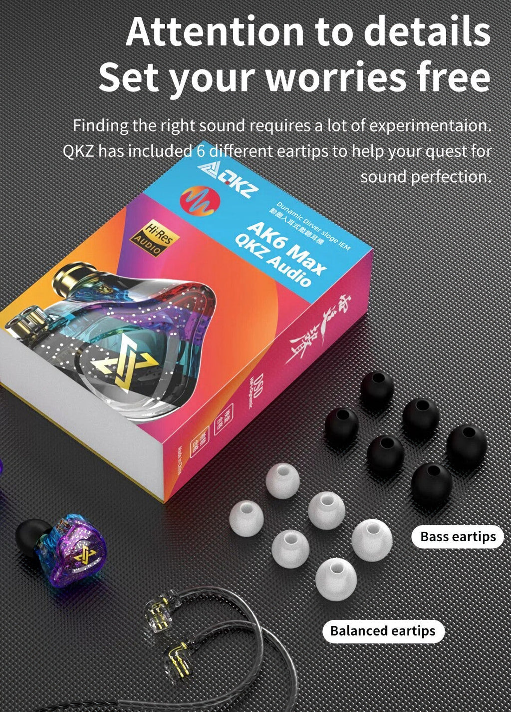QKZ AK6 Max HiFi In-Ear-Headset