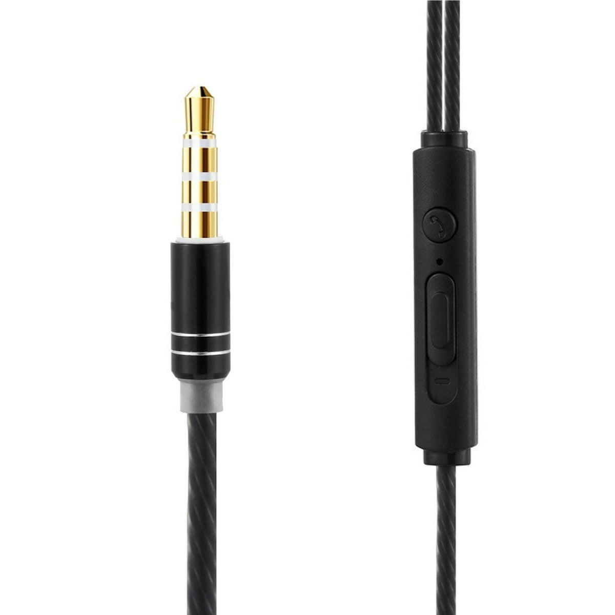Schwarz-roter HongBiao V30 In-Ear-Kopfhörer