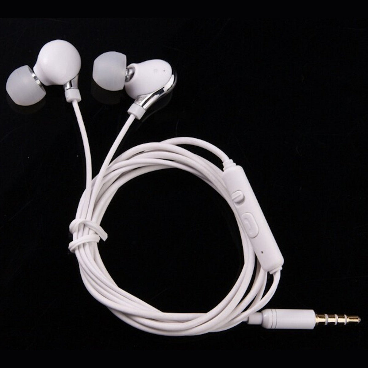 Weißes JBM MJ Sport In-Ear-Headset mit Hardcase