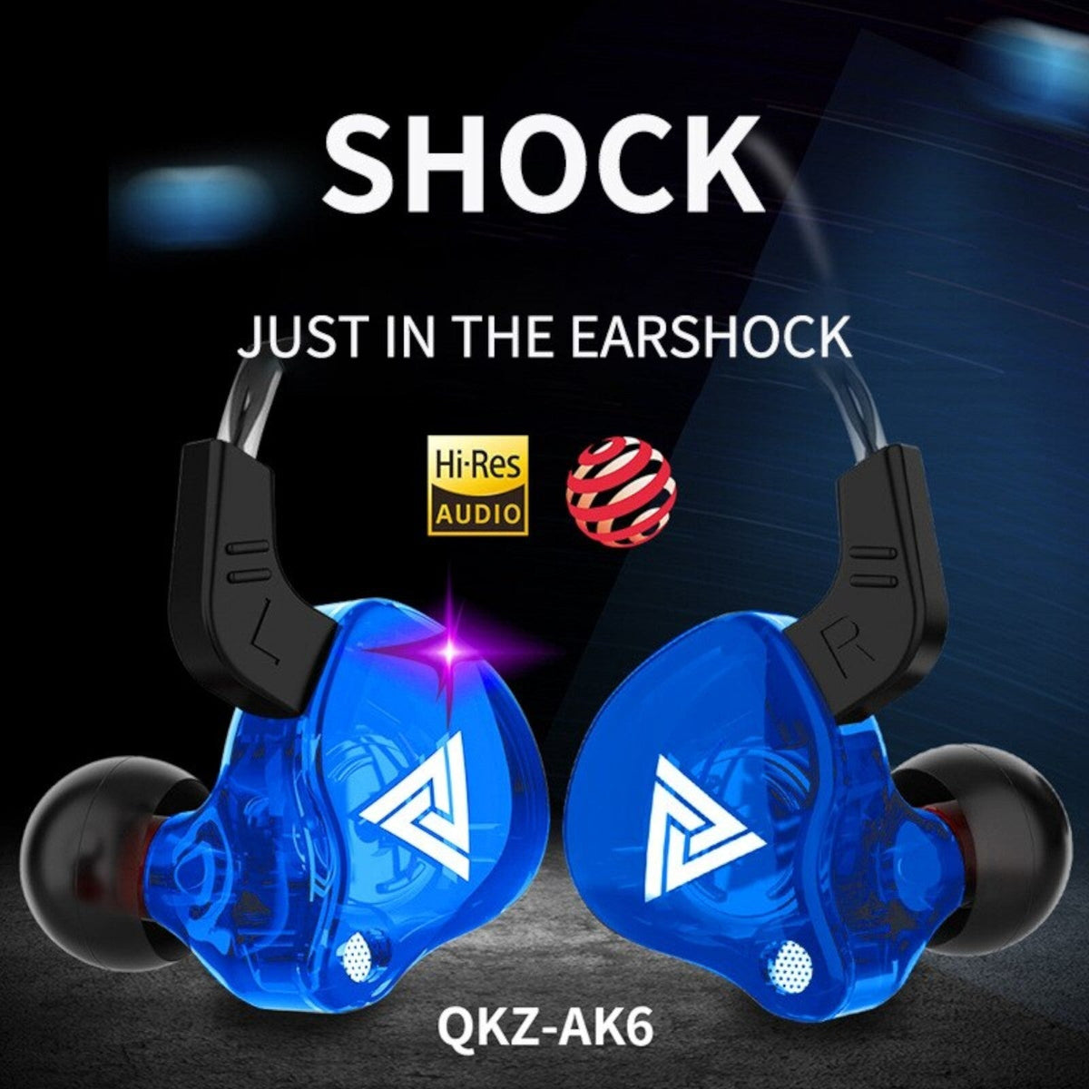 Blauer QKZ AK6 Hi-Res In-Ear-Kopfhörer
