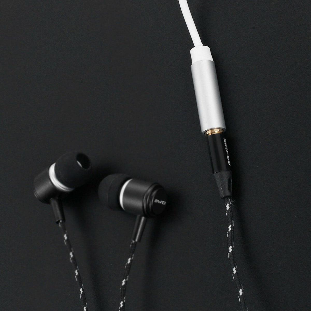 Weiße 2 m 4-polige Headset-Verlängerung