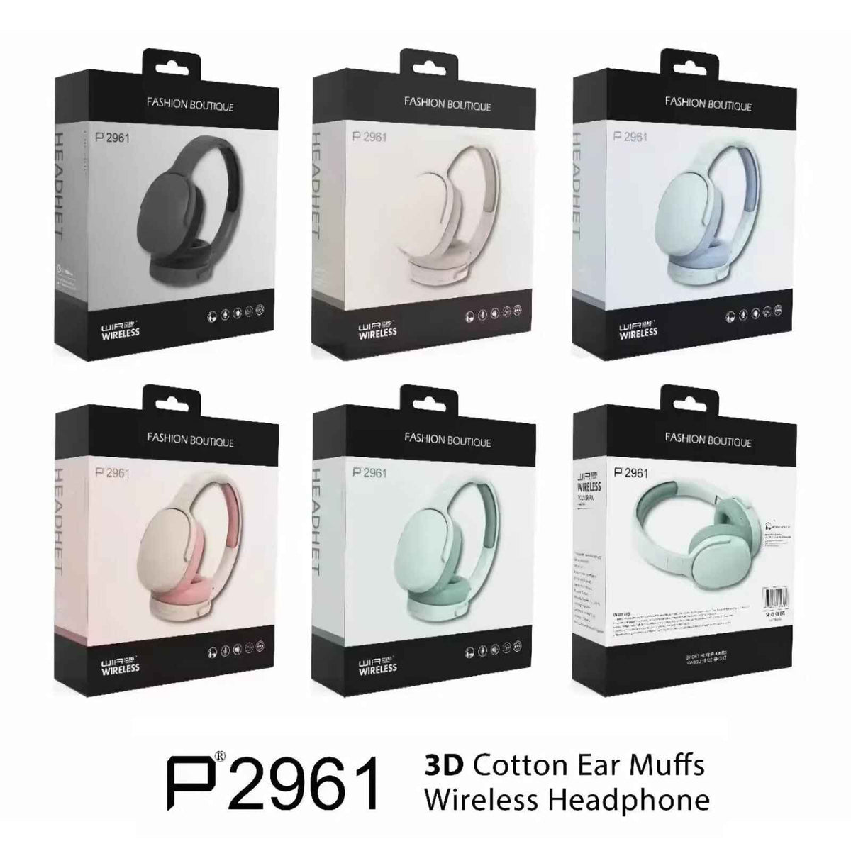 Wireless Bluetooth 5.3 Kopfhörer Bass Over Ear Hifi Stereo Headset True Sport