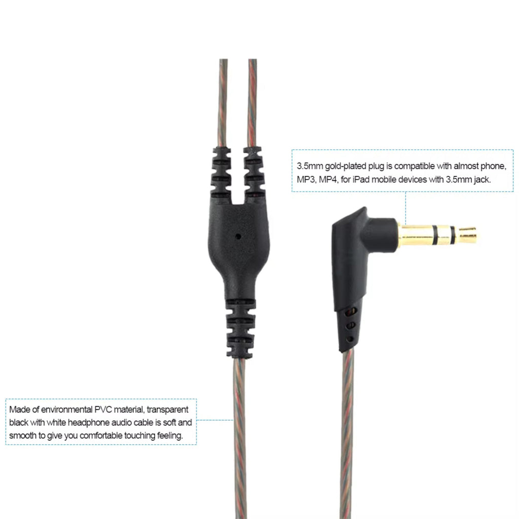 1,2 m MMCX-Ersatzkabel für Shure SE215 bis SE846