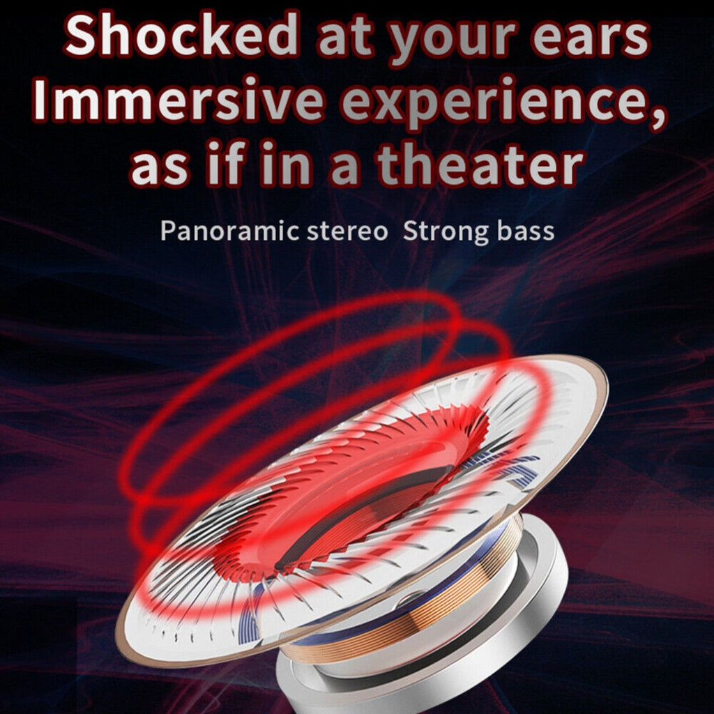 Rotes QKZ AK6 Hi-Res In-Ear-Headset mit Mikrofon