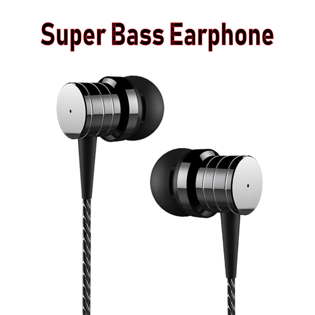 Schwarzer PTM P15 Metall In-Ear-Kopfhörer
