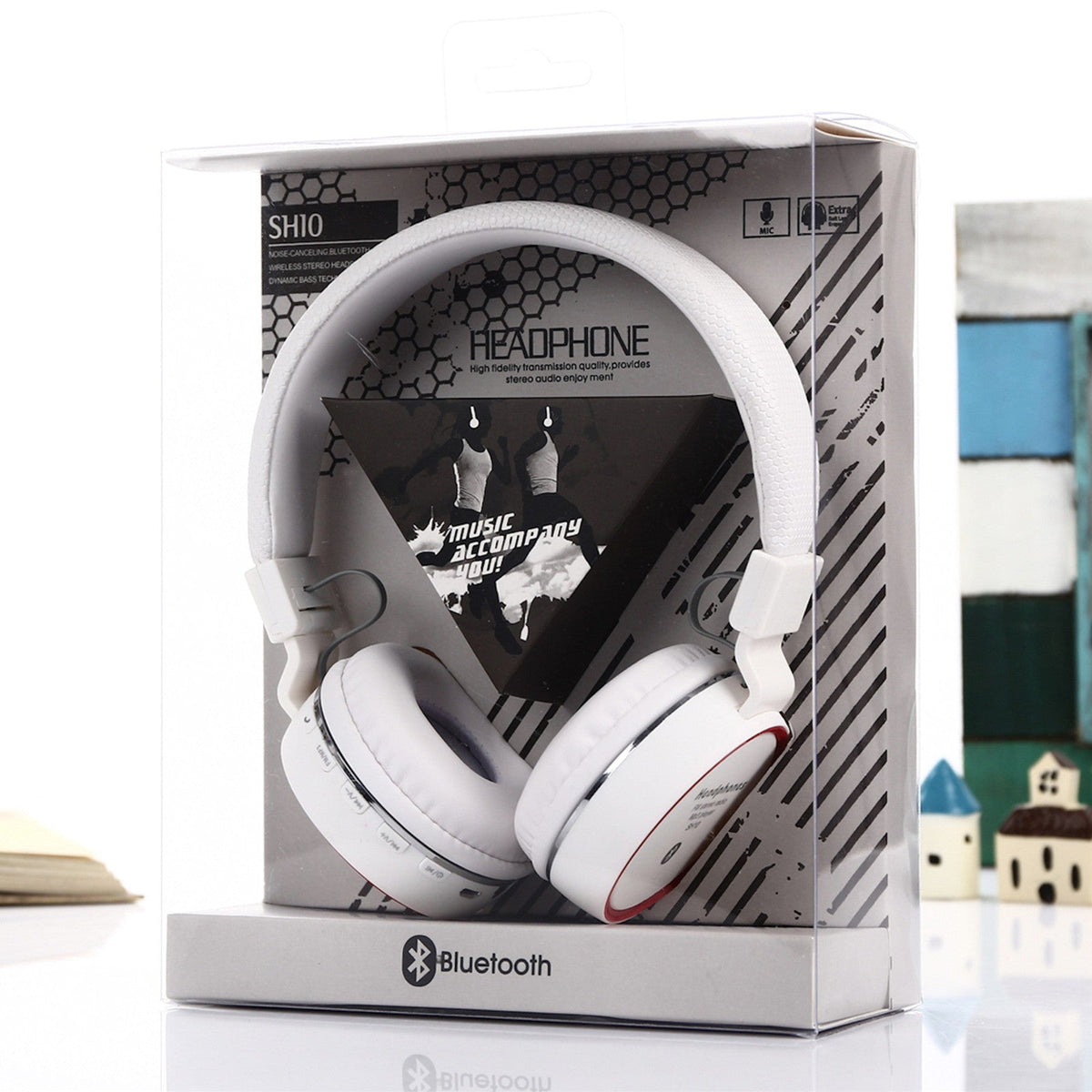 3K SH10 Bluetooth-Kopfhörer mit TF-Karte und 3,5-mm-Klinke