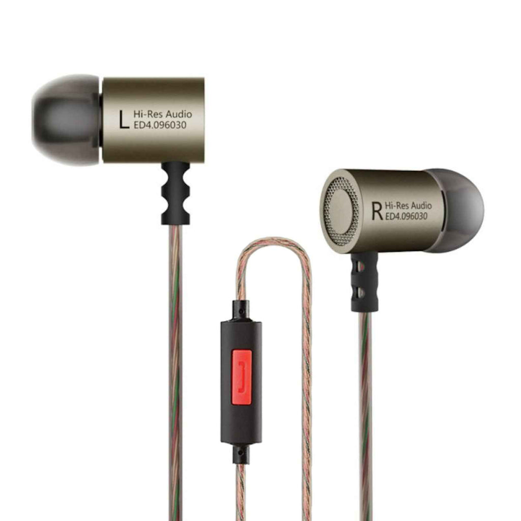 Original KZ ED4 HS gunmetal High-End Headset Kopfhörer In-Ear Hardcase Beats
