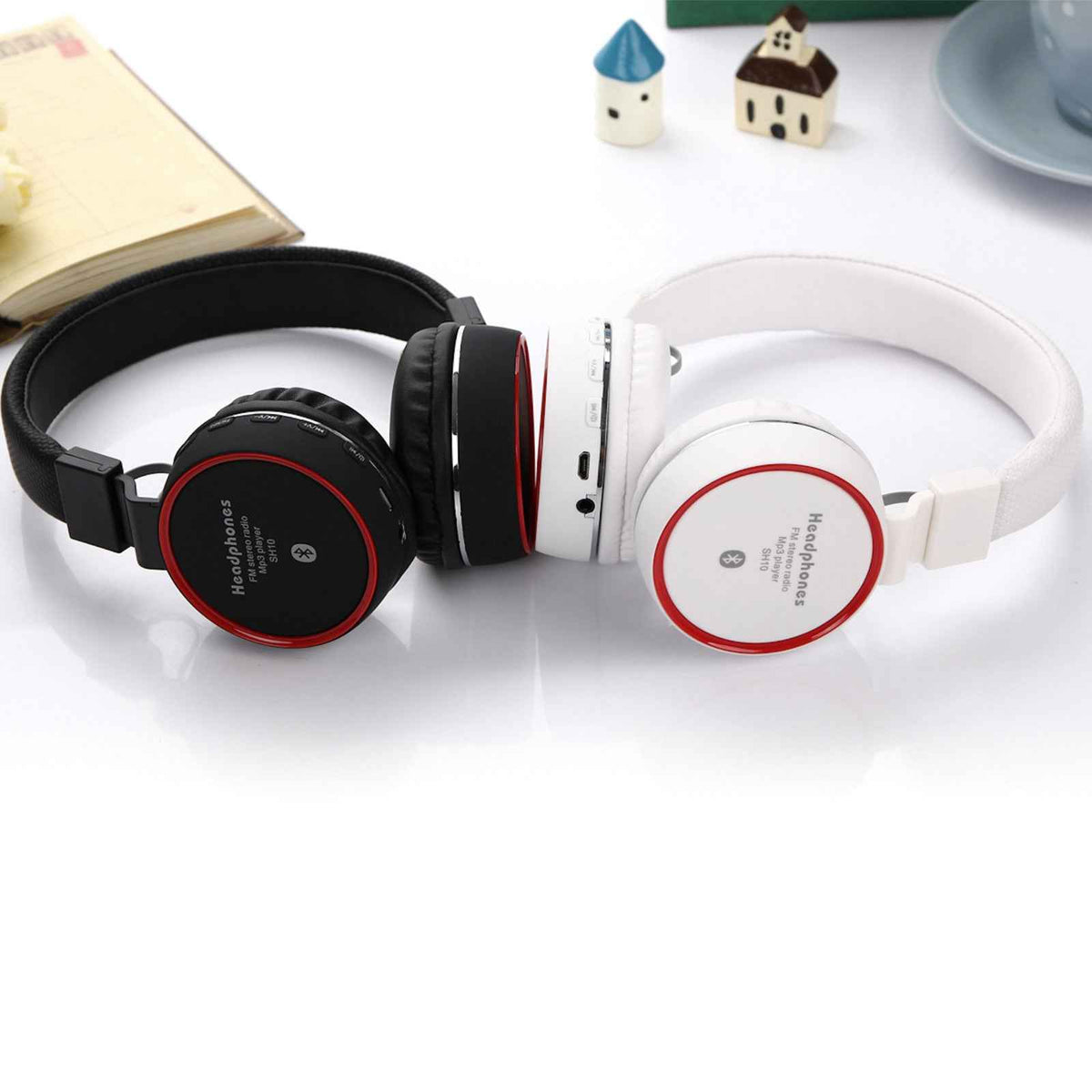 Super Bass Bluetooth Kopfhörer/Headset SH10 Wireless Headphone TF-Karte 3.5 mm