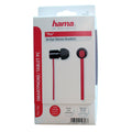 Schwarz-rotes Hama Mobile Pro Metall In-Ear-Headset