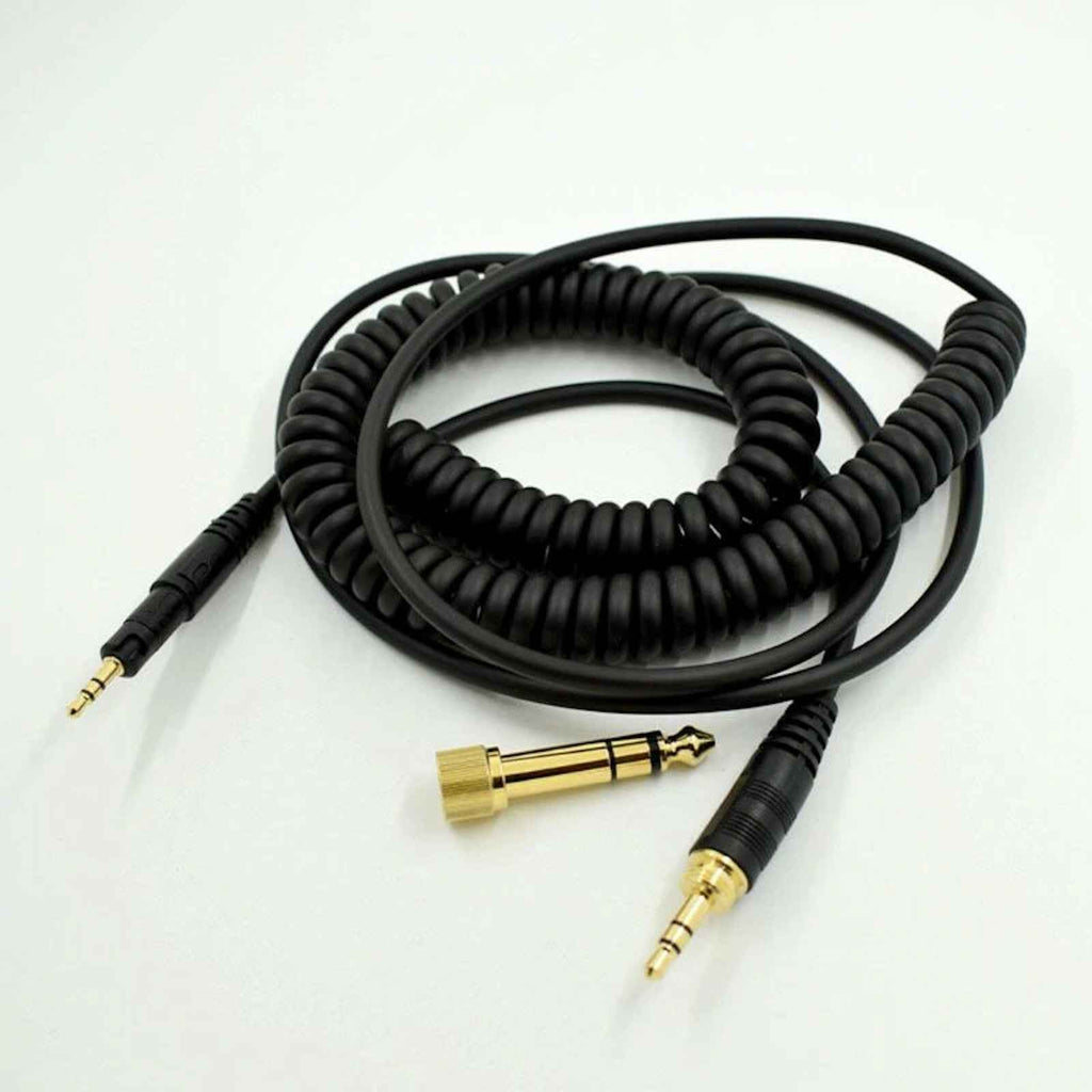 1,4-2,8m Audio Spiral Anschlusskabel Audio Technica Pioneer Sennheiser ...