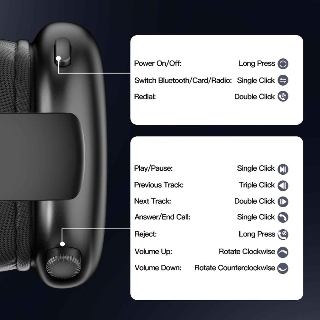 SY-T9 ENC Bluetooth Over-Ear-Kopfhörer
