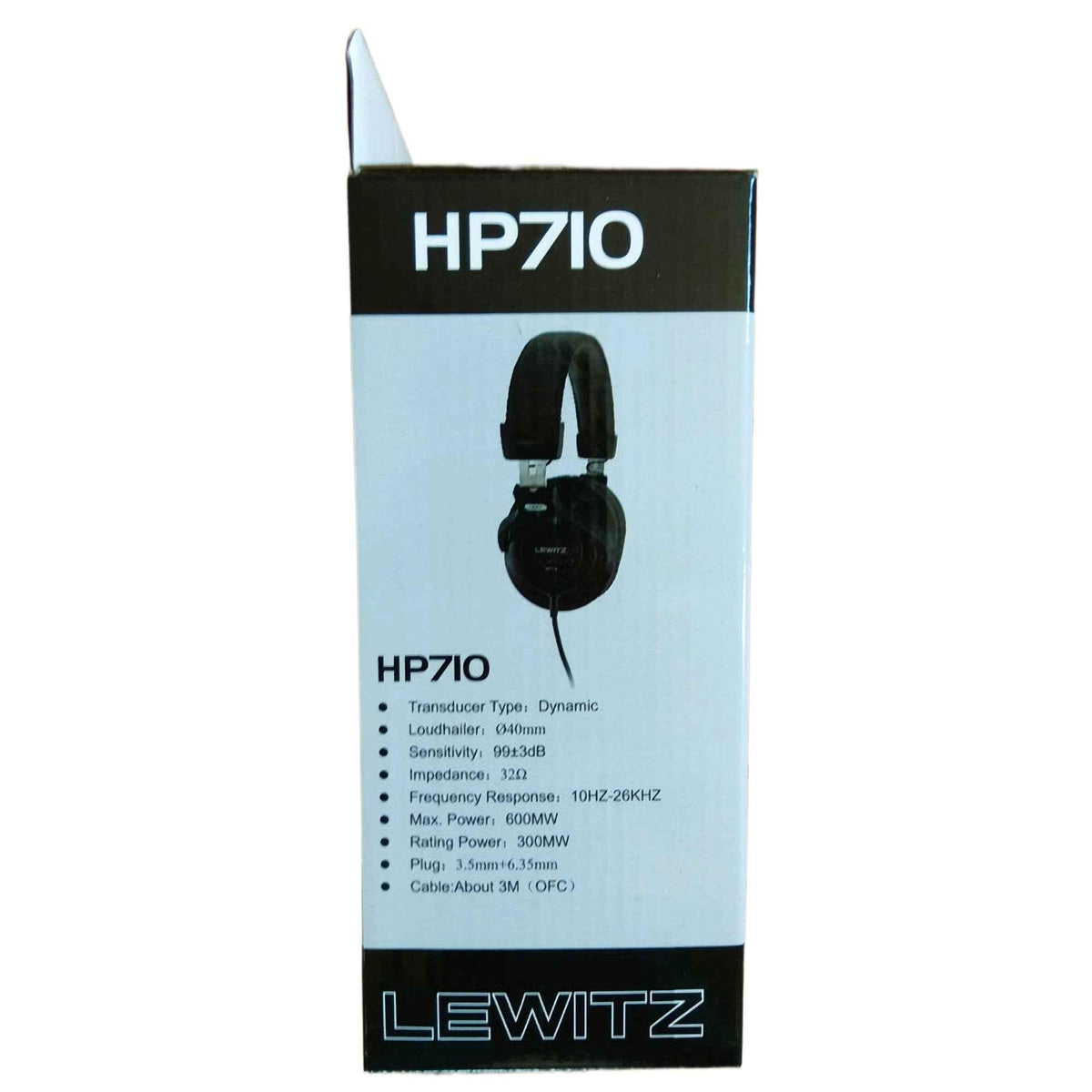 Lewitz HP710 geschlossener Kopfhörer mit 40-mm-Treibern