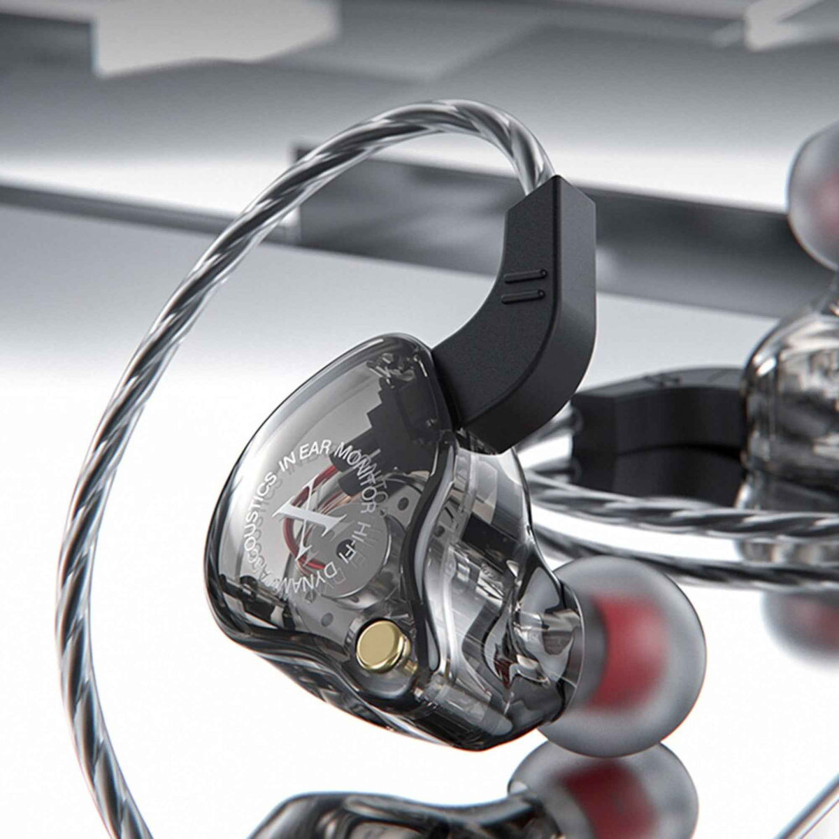 Original 3K X2 HD Professional HiFi Kopfhörer Headset Premium In-Ear Rot