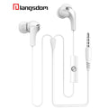 Weißes Langsdom P9 In-Ear-Headset